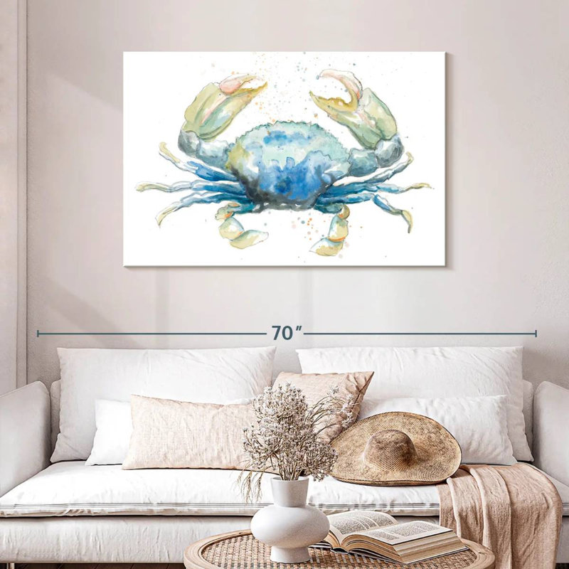 Brampt Cangrejo Azul Square, 30" H x 45" W