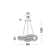 CONCETO 1 - Light Chrome LED Geometric Pendant