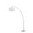 78" Black Arch Floor Lamp with KD Shade – Sleek, Contemporary Lighting for Any Room-1512196610-1512196609