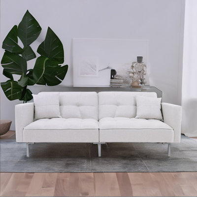 Canapé-lit futon convertible pliable rembourré pour espace de vie compact, appartement, dortoir, canapés, canapés