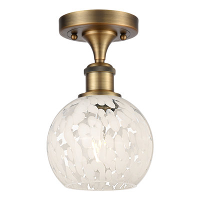 Plafonnier semi-encastré 1 lumière Ballston - Adreann