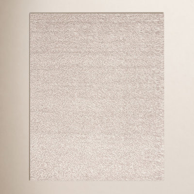 Tapis beige fait à la main Elle