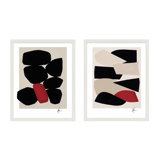 Ink & Jewel Set Of 2 Print by Lee Lessem