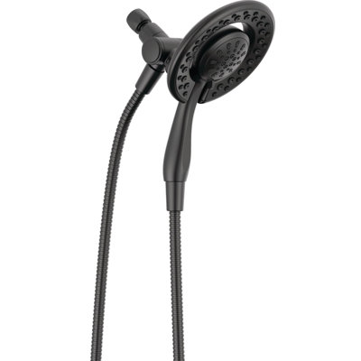 In2ition 2-in-1 Dual Hand Held Shower Head, 3-Spray Detachable Round Shower Head 1.75 GPM