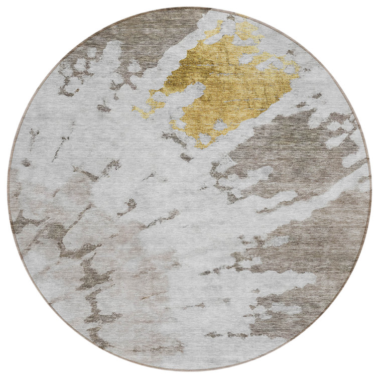 Loreen Washable Abstract Indoor / Outdoor Rug