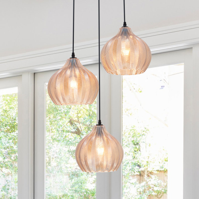 3-light Dimmable Cluster Pendants