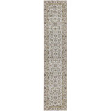 Hand-Knotted High-Quality Gray Runner