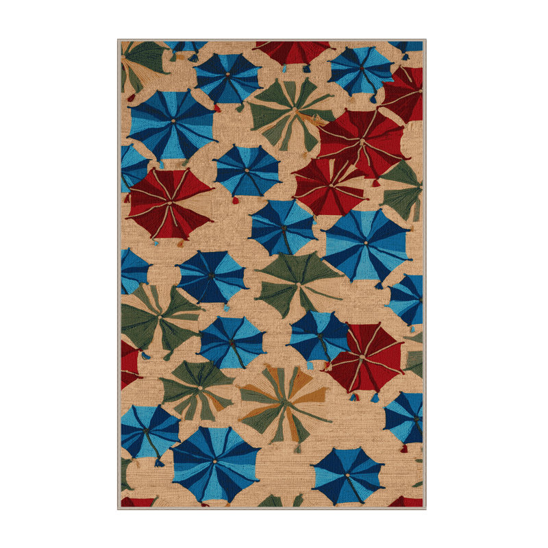  Tapis nautique lavable pour parasols de plage, Rectangle 5 pi x 7 pi