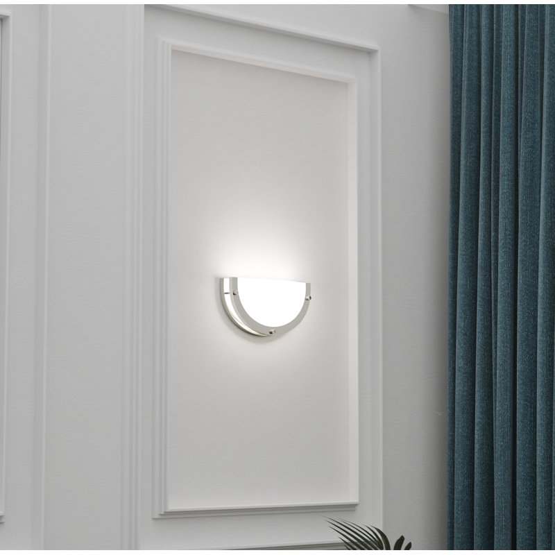 LED Half-Moon Wall Sconce Light - 15W