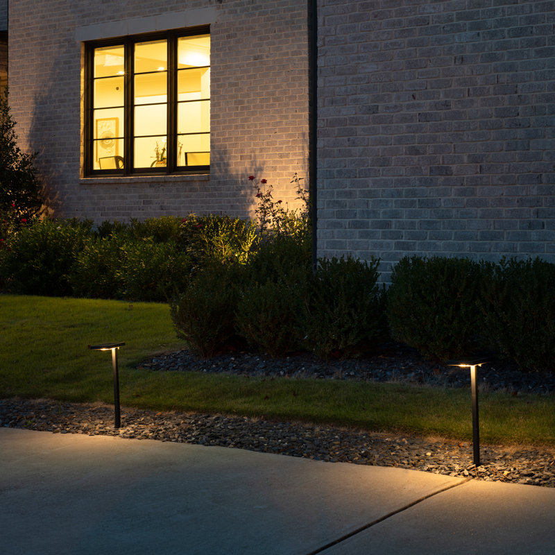 Bronze LED Solar Path Light with Adjustable Mounting Options