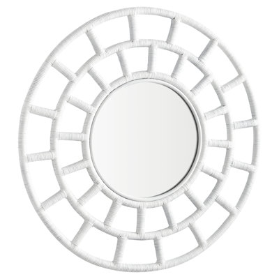 Comoros Round Framed Wall Mirror