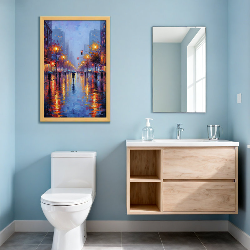 Scènes de ville et de paysages urbains, H 20 po x l 30 po, Toile tendue, Ne s’applique pas