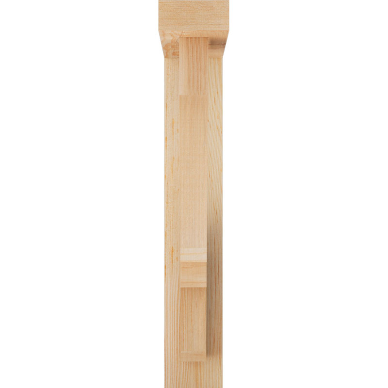 Support de bloc Balboa avec entretoise décalée, 22 x 14, Sapin Douglas de l 3 1/2 (lisse)