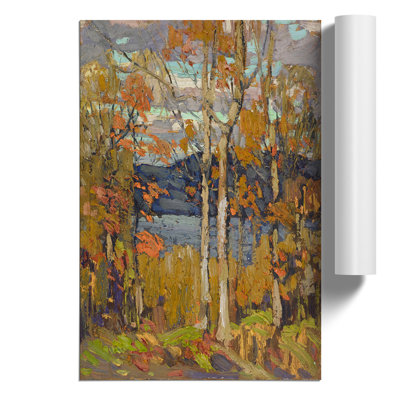 Algonquin In October by Tom Thomson - Unframed Painting