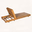 Ensemble de chaises longues avec dossier réglable à 6 positions et coussin triple