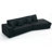 Folding Convertible Out Sleeper Sofa Bed,2-in-1, Combination Convertible Sofa,3 seat, Upholstered,Fold Out Floor Gaming Sofa Bed, Lamb Velvet Fabric,Living Room-996869609