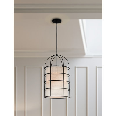 Luminaire suspendu en lin Latitude Run