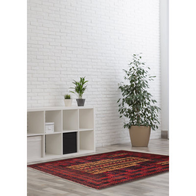 Teimani Brown Rug 3'1" x 5'1"