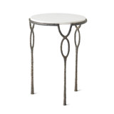 Chiseled Loop Table-Gold Leaf