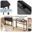 Petit bureau d'ordinateur pliable noir pour bureau à domicile-112201398