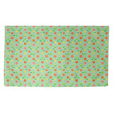 Tapis vert à motif d'agrumes Avicia