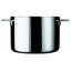 Attiva Deep Pot with Lid 9.45" - 12 Pieces - Stainless Steel
