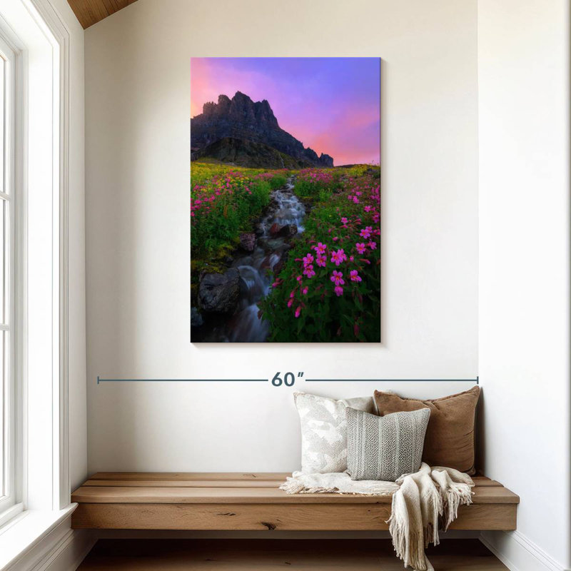 Alvord Scenic Flower Field, H 45 po x l 30 po