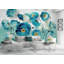 Papier peint amovible aquarelle turquoise-27737897