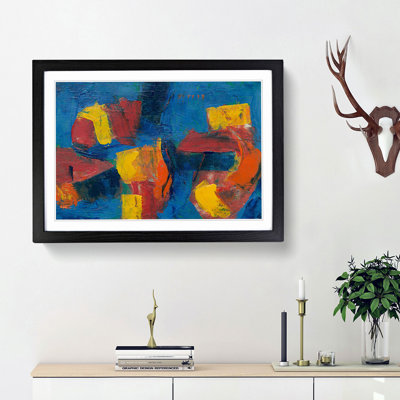Abstract Art Painting Vol.276 by S.Johnson - Framed Print