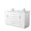Elan TK 66" Freestanding Double Bathroom Vanity with Marble Top-1358361534-1358361535-1585715633