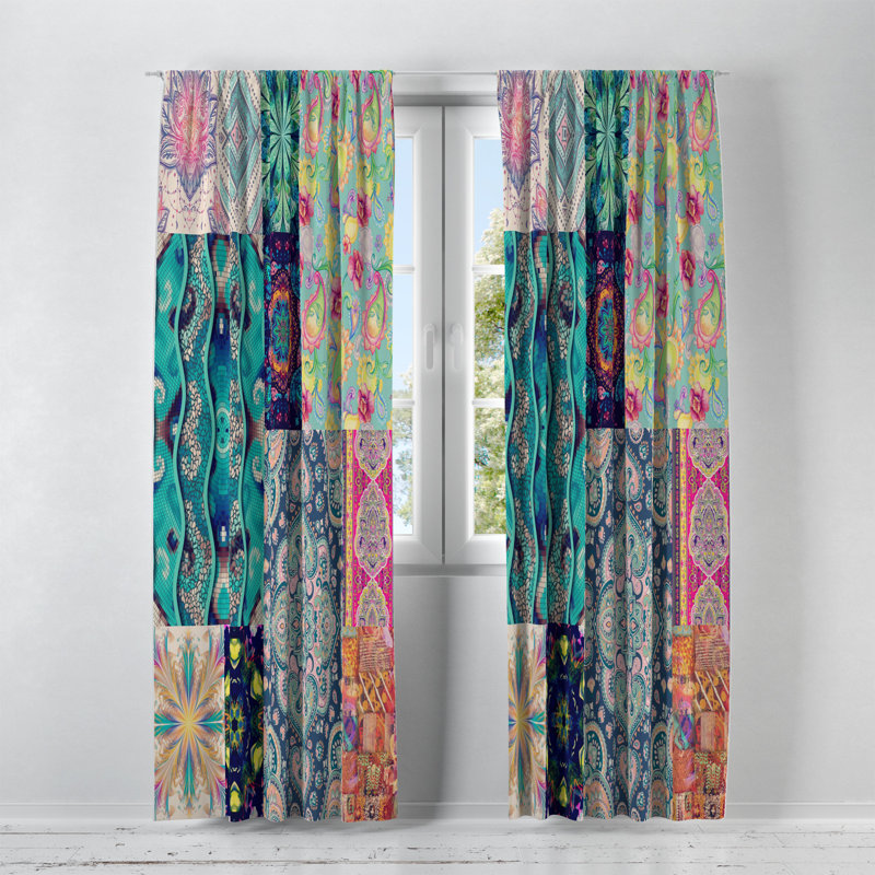 Semi Sheer Curtain Pair, 20" W x 61" L