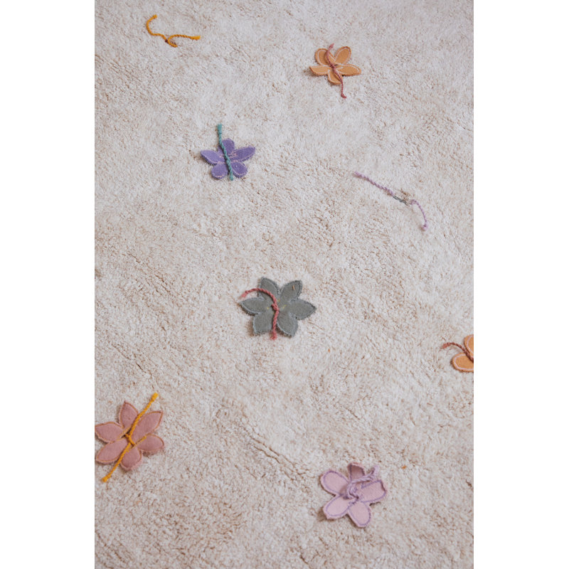 Washable Play Rug Wildflowers