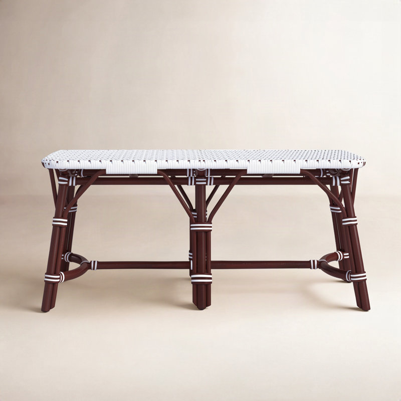 Butler Marcella Dark Brown Rattan Bench