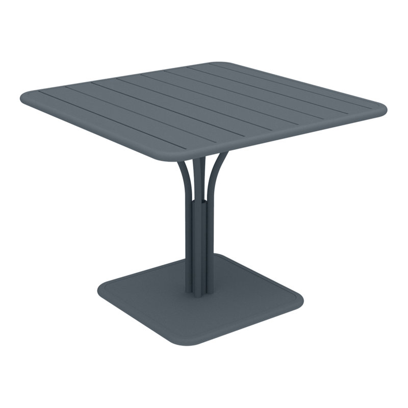 Luxembourg Outdoor Square Dining Table, Acapulco Blue, 31.5" W x 31.5" L x 29" H