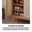 Armoire à chaussures en rotin minimaliste, moderne et minimaliste