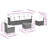  Garden Sofa Set Beige