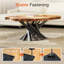 Filar Gold Metal Dining Table Base-2086978411