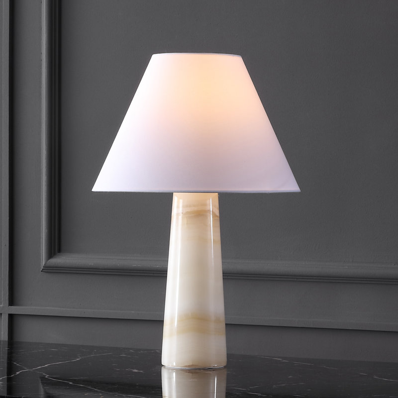 Jennarose Jade Stone Table Lamp