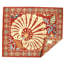 Suzani Wool Oriental Area Rug in Red/Ivory/Light Green