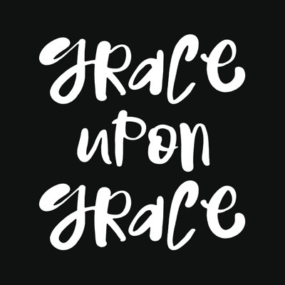 Grace Upon Grace - Wrapped Canvas Print