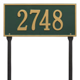 Hartford 1-Line Lawn Address Sign