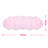 Pink Faux Fur Shag Washable Area Rug-1907649209