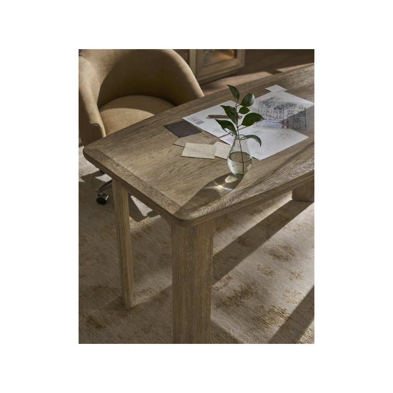 Modern Writing Desk, Tan/Beige