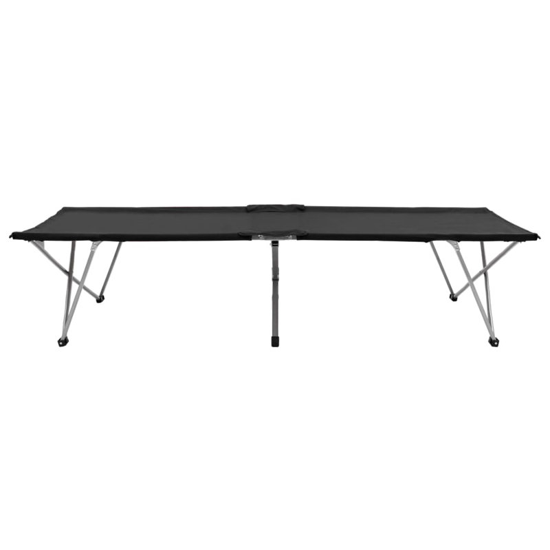 Laci Folding Camping Bed, Black
