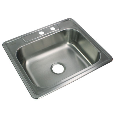 Évier de cuisine encastré L 25 po x l 22 po