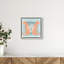 Casablanca to Paris Peach Print Glam Jungle by Oliver Gal, Black Frame, 12 x 12-1079041011-1079041014