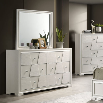 Arona 6-Drawer Dresser With Mirror
