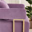 , Velours, chaise décorative à 1 place, salle de réception, bureau, soutien solide, design tendance