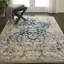 Tapis oriental beige / bleu Dreya-31378737
