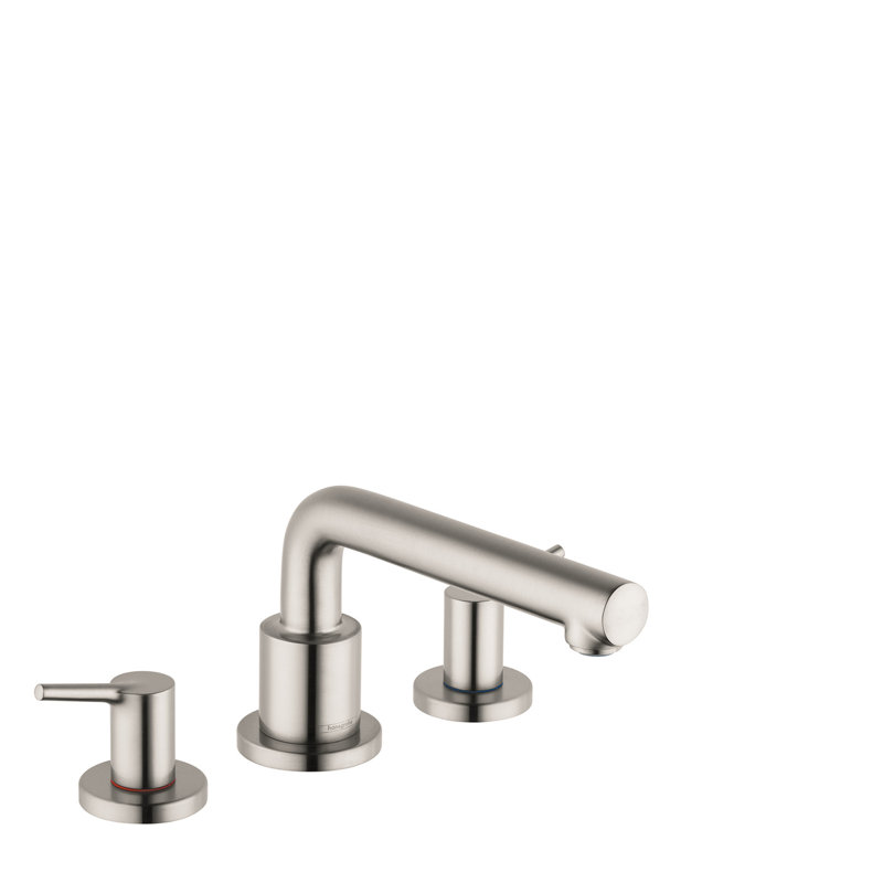 Garniture de robinet de baignoire romaine à deux poignées Talis S, Nickel brossé